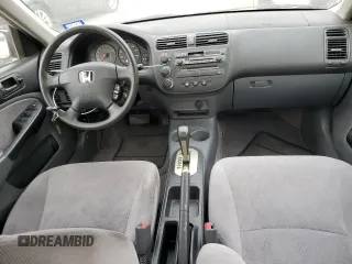 2001 Honda Civic LX with VIN JHMES16551S010763, listed as a Copart auction lot 55712494 with 91,055 mi miles and Clean Title. Bid and sale history available at carsss.com. Image 8.