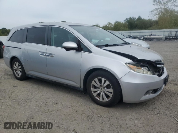 2014 Honda Odyssey EX with VIN 5FNRL5H42EB050166, listed as a Copart auction lot 71438914 with 89,751 mi miles and Non Repairable. Bid and sale history available at carsss.com. Image 4.