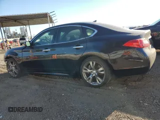 2011 Infiniti M37 with VIN JN1BY1AP7BM323494, listed as a Copart auction lot 77250874 with 136,351 mi miles and Salvage Title. Bid and sale history available at carsss.com. Image 2.