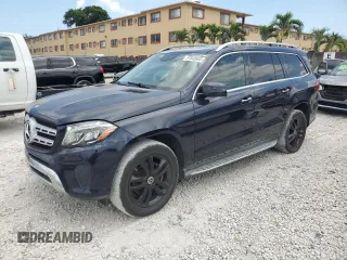 2017 Mercedes-Benz GLS 450 z VIN 4JGDF6EE6HA796147, wystawiony jako Copart lot #57840955 z przebiegiem 202 856 mil mil oraz Czysty tytuł • Clean title. Historia ofert i sprzedaży dostępna na DreamBid. Obrazek 1.