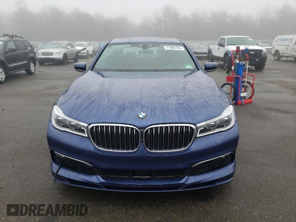 2018 BMW 7 Series ALPINA B7 xDrive with VIN WBA7F2C52JG856406, listed as a Copart auction lot 77086103 with 48,332 mi miles. Bid and sale history available at carsss.com. Image 5.