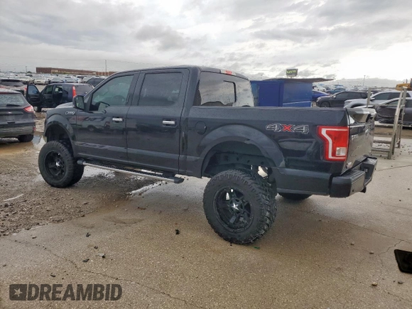 2016 Ford F-150 XLT with VIN 1FTEW1EF1GKF63192, listed as a Copart auction lot 55242505 with 65,516 mi miles and Salvage Title. Bid and sale history available at carsss.com. Image 2.