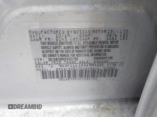2019 Nissan Sentra SV z VIN 3N1AB7AP4KY431780, wystawiony jako IAAI lot #42189638 z przebiegiem 63 515 mil mil oraz . Historia ofert i sprzedaży dostępna na DreamBid. Obrazek 9.