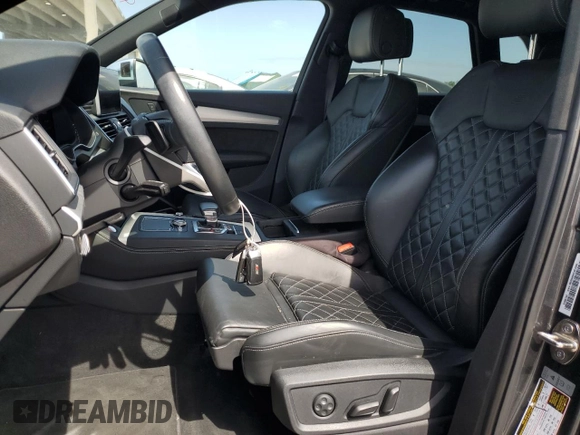 2018 Audi SQ5 Premium Plus with VIN WA1A4AFY3J2156464, listed as a Copart auction lot 54524195 with 40,237 mi miles and Salvage Title. Bid and sale history available at carsss.com. Image 7.