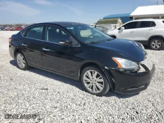 2015 Nissan Sentra SR with VIN 3N1AB7AP4FY335895, listed as a Copart auction lot 49313155 with 77,555 mi miles and Clean Title. Bid and sale history available at carsss.com. Image 4.