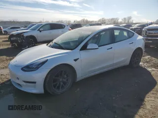 2021 Tesla Model 3 Long Range with VIN 5YJ3E1EB4MF849456, listed as a Copart auction lot 45899225 with Not Provided miles and Salvage Title. Bid and sale history available at carsss.com. Image 1.