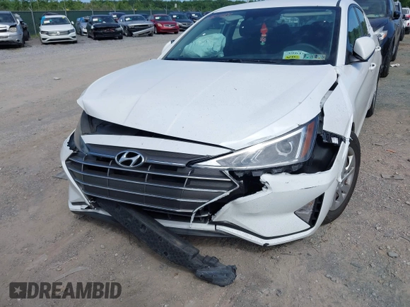 2020 Hyundai Elantra SE with VIN 5NPD74LF6LH530453, listed as a IAAI auction lot 39619733 with 56,233 mi miles. Bid and sale history available at carsss.com. Image 6.