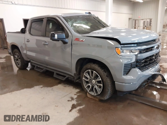 2024 Chevrolet Silverado 1500 RST with VIN 1GCUDEE87RZ303187, listed as a IAAI auction lot 40988160 with 1 mi miles. Bid and sale history available at carsss.com. Image 1.