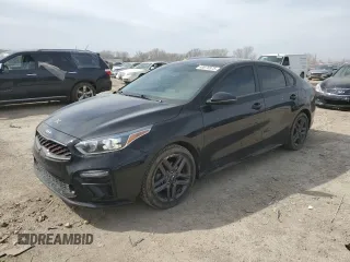 2021 Kia Forte GT-Line with VIN 3KPF34AD8ME335918, listed as a Copart auction lot 49076975 with 52,381 mi miles and Salvage Title. Bid and sale history available at carsss.com. Image 1.