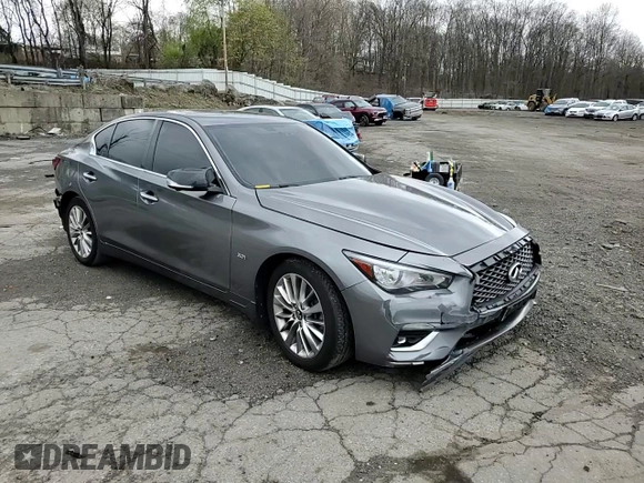 2019 Infiniti Q50 Luxe с VIN JN1EV7AR8KM594199, выставлен на аукционе Copart как лот 53190725 с пробегом 82 879 миль миль и Списание • Salvage title. История ставок и продаж доступна на DreamBid. Изображение 11.