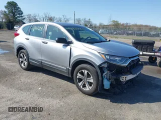 2019 Honda CR-V LX with VIN 2HKRW6H33KH232508, listed as a IAAI auction lot 41922985 with 49,720 mi miles. Bid and sale history available at carsss.com. Image 1.