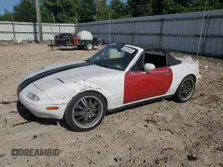 1991 Mazda MX-5 Miata Special Edition z VIN JM1NA3515M0231262, wystawiony jako Copart lot #57221675 z przebiegiem 241 670 mil mil oraz Szkoda całkowita • Salvage title. Historia ofert i sprzedaży dostępna na DreamBid. Obrazek 1.
