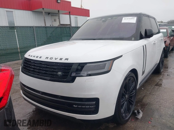 2023 Land Rover Range Rover SE with VIN SALKP9FU3PA051508, listed as a IAAI auction lot 41456091 with 7,635 mi miles. Bid and sale history available at carsss.com. Image 12.