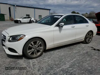 2018 Mercedes-Benz C with VIN 55SWF4JB1JU278326, listed as a Copart auction lot 50723095 with 172,095 mi miles and Clean Title. Bid and sale history available at carsss.com. Image 1.