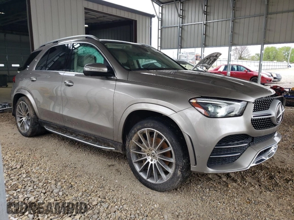 2023 Mercedes-Benz GLE 350 with VIN 4JGFB4KB0PA905915, listed as a Copart auction lot 53617055 with 50,216 mi miles and Salvage title. Bid and sale history available at DreamBid. Image 4.
