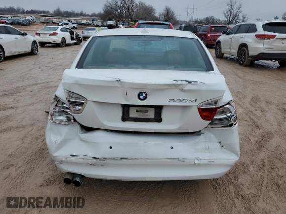 2006 BMW 3 Series 330xi with VIN WBAVD33506KV66303, listed as a Copart auction lot 50023574 with 0 mi miles and Salvage Title. Bid and sale history available at carsss.com. Image 6.