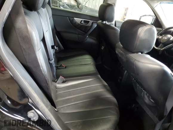 2016 Infiniti QX70 with VIN JN8CS1MW0GM753031, listed as a Copart auction lot 59922585 with 110,236 mi miles and Salvage title. Bid and sale history available at DreamBid. Image 11.