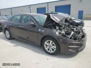 2018 Kia Optima LX with VIN KNAGT4L39J5238644, listed as a Copart auction lot 48029375 with 0 mi miles and Salvage Title. Bid and sale history available at carsss.com. Image 4.