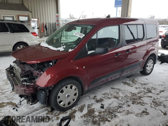 2020 Ford Transit Connect XL with VIN NM0GE9E22L1440442, listed as a Copart auction lot 42311845 with 57,225 mi miles and Salvage title. Bid and sale history available at DreamBid. Image 1.