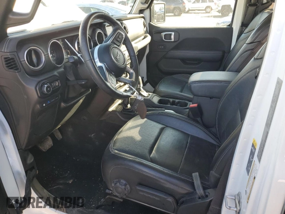 2021 Jeep Wrangler Unlimited Sahara with VIN 1C4JJXP68MW727782, listed as a Copart auction lot 44199985 with 79,861 mi miles and Salvage Title. Bid and sale history available at DreamBid. Image 7.