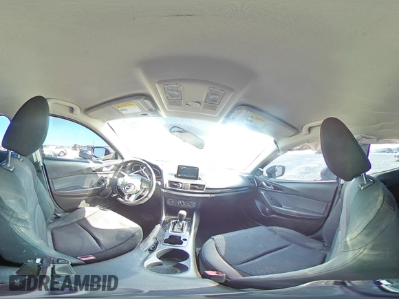 2015 Mazda 3 i Touring with VIN 3MZBM1L70FM202741, listed as a Copart auction lot 57301435 with 78,480 mi miles and Salvage title. Bid and sale history available at DreamBid. Image 14.