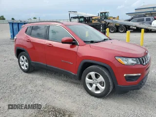 2018 Jeep Compass Altitude with VIN 3C4NJCBBXJT503252, listed as a Copart auction lot 54716095 with 72,889 mi miles and Salvage title. Bid and sale history available at DreamBid. Image 4.