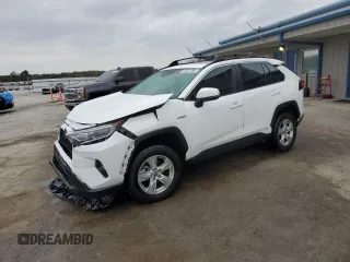2021 Toyota RAV4 Hybrid XLE with VIN 2T3RWRFV7MW114611, listed as a Copart auction lot 48426295 with 76,436 mi miles and Salvage Title. Bid and sale history available at carsss.com. Image 1.