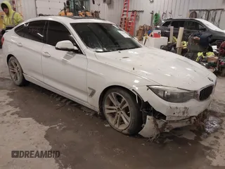 2016 BMW 3 Series GT 328i xDrive with VIN WBA8Z5C54GG500965, listed as a IAAI auction lot 41254000 with 115,672 mi miles. Bid and sale history available at carsss.com. Image 1.