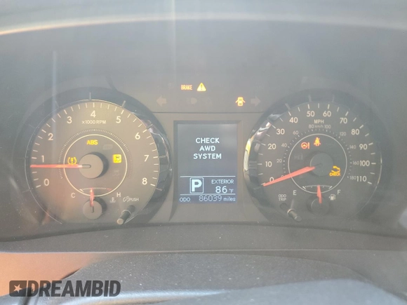 2015 Toyota Sienna LE with VIN 5TDJK3DC0FS112243, listed as a Copart auction lot 61791405 with 86,039 mi miles and Salvage title. Bid and sale history available at DreamBid. Image 9.