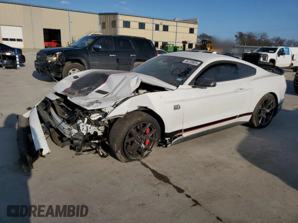 2022 Ford Mustang Mach 1 с VIN 1FA6P8R0XN5554329, выставлен на аукционе Copart как лот 46728835 с пробегом 22 171 миль миль и Списание • Salvage title. История ставок и продаж доступна на DreamBid. Изображение 1.