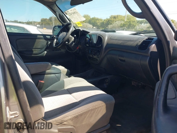 2004 Toyota Tundra SR5 with VIN 5TBET341X4S437128, listed as a IAAI auction lot 41845422 with 352,030 mi miles and . Bid and sale history available at DreamBid. Image 5.