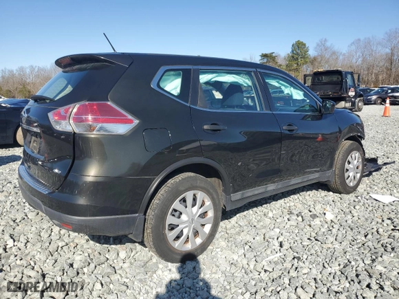 2016 Nissan Rogue S with VIN 5N1AT2MV6GC919373, listed as a Copart auction lot 43933025 with 68,123 mi miles and Salvage Title. Bid and sale history available at carsss.com. Image 3.
