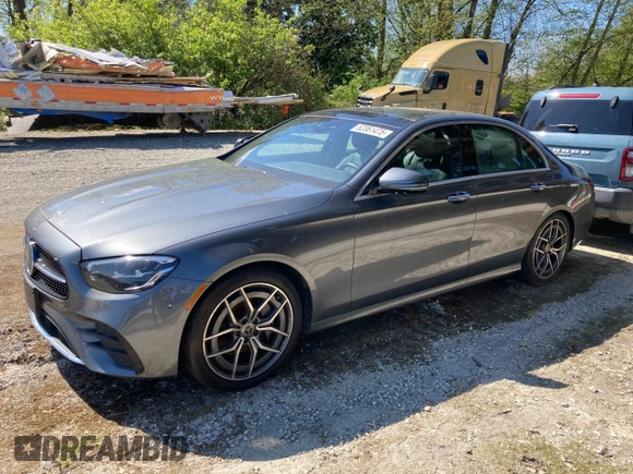2022 Mercedes-Benz E 350 z VIN W1KZF8EB6NB019510, wystawiony jako Copart lot #52361475 z przebiegiem Nie podano mil oraz Nie do naprawy • Non repairable. Historia ofert i sprzedaży dostępna na DreamBid. Obrazek 1.
