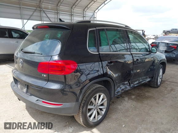 2017 Volkswagen Tiguan Wolfsburg Edition with VIN WVGRV7AX5HW501063, listed as a IAAI auction lot 42099362 with 76,597 mi miles and . Bid and sale history available at DreamBid. Image 4.