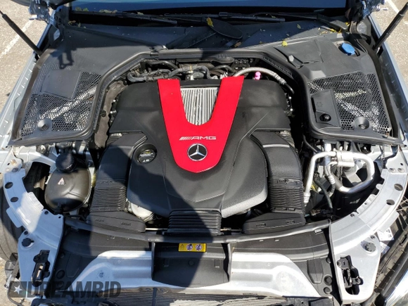 2020 Mercedes-Benz C 43 AMG z VIN W1KWF6EB1LR571590, wystawiony jako Copart lot #47194935 z przebiegiem 52 608 mil mil oraz Szkoda całkowita • Salvage title. Historia ofert i sprzedaży dostępna na DreamBid. Obrazek 11.