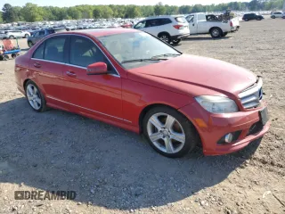 2010 Mercedes-Benz C 300 Sport with VIN WDDGF5EB1AR088760, listed as a Copart auction lot 52985115 with Not Provided miles and Salvage Title. Bid and sale history available at DreamBid. Image 4.