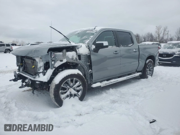 2023 Chevrolet Silverado 1500 LT with VIN 1GCUDDED8PZ234840, listed as a Copart auction lot 87032664 with 25,971 mi miles and Salvage Title. Bid and sale history available at carsss.com. Image 1.