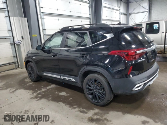 2023 Kia Seltos Nightfall with VIN KNDEUCA26P7405194, listed as a Copart auction lot 48756045 with 26,885 mi miles and Salvage Title. Bid and sale history available at DreamBid. Image 2.