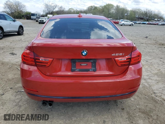 2016 BMW 4 Series 428i with VIN WBA4A9C58GG508399, listed as a Copart auction lot 52701715 with 89,424 mi miles and Salvage title. Bid and sale history available at DreamBid. Image 6.