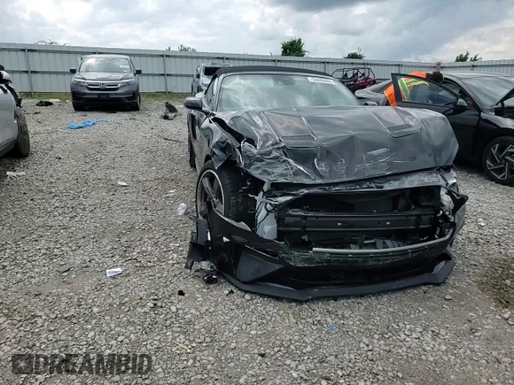 2022 Ford Mustang GT Premium with VIN 1FATP8FFXN5105812, listed as a Copart auction lot 58480665 with 23,168 mi miles and Salvage title. Bid and sale history available at DreamBid. Image 13.