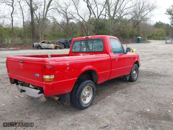 1996 Ford Ranger XL with VIN 1FTCR10A9TUD73830, listed as a IAAI auction lot 41865550 with 226,106 mi miles. Bid and sale history available at carsss.com. Image 4.