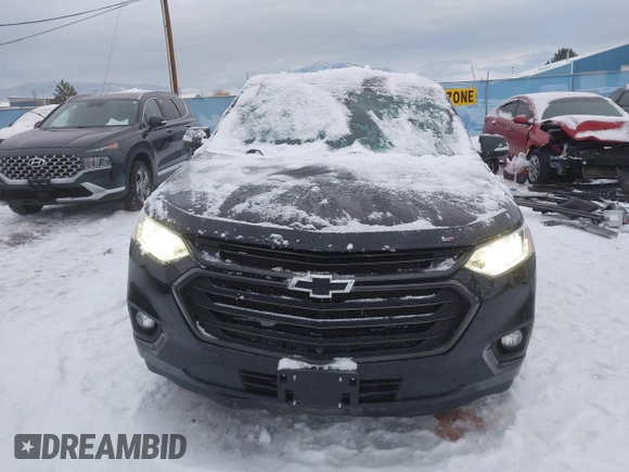 2021 Chevrolet Traverse Premier with VIN 1GNEVKKW0MJ244985, listed as a IAAI auction lot 41173554 with 37,669 mi miles. Bid and sale history available at carsss.com. Image 13.