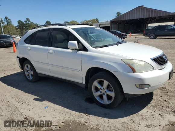 2004 Lexus RX 330 with VIN JTJGA31U040017267, listed as a Copart auction lot 49389495 with 143,253 mi miles and Salvage Title. Bid and sale history available at DreamBid. Image 4.