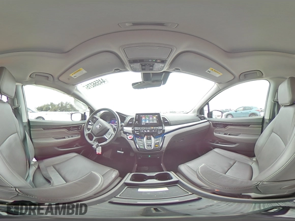 2019 Honda Odyssey Elite with VIN 5FNRL6H94KB004044, listed as a Copart auction lot 44556275 with 62,492 mi miles and Salvage Title. Bid and sale history available at DreamBid. Image 13.