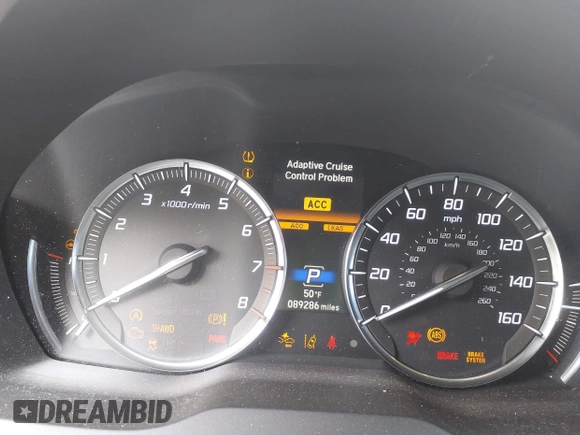 2018 Acura MDX Advance with VIN 5J8YD4H89JL000217, listed as a IAAI auction lot 41614726 with 89,286 mi miles and . Bid and sale history available at carsss.com. Image 7.