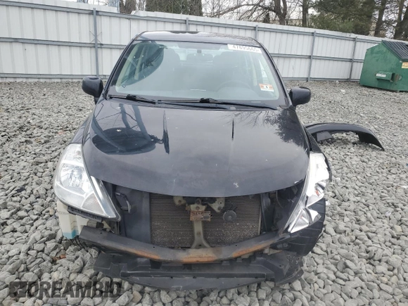2011 Nissan Versa 1.8 S with VIN 3N1BC1AP4BL360740, listed as a Copart auction lot 47895665 with 179,672 mi miles and Salvage Title. Bid and sale history available at carsss.com. Image 5.