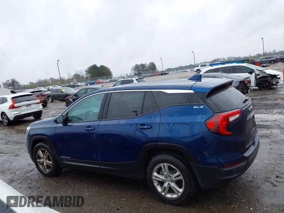 2022 GMC Terrain SLE with VIN 3GKALMEV9NL210179, listed as a IAAI auction lot 41759554 with 106,454 mi miles. Bid and sale history available at carsss.com. Image 14.