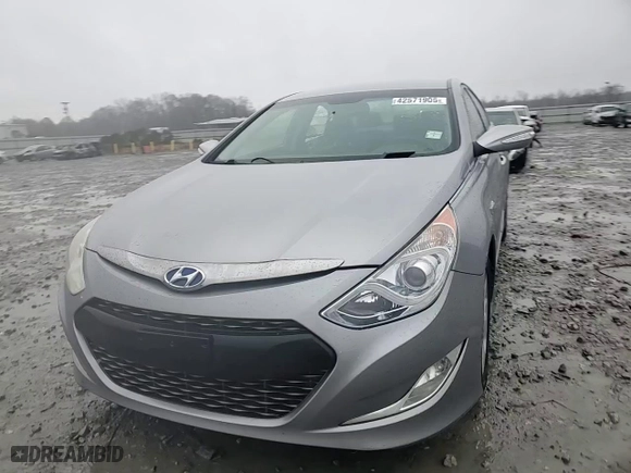 2014 Hyundai Sonata Hybrid with VIN KMHEC4A4XEA116695, listed as a Copart auction lot 42571905 with 126,066 mi miles and Salvage Title. Bid and sale history available at carsss.com. Image 10.