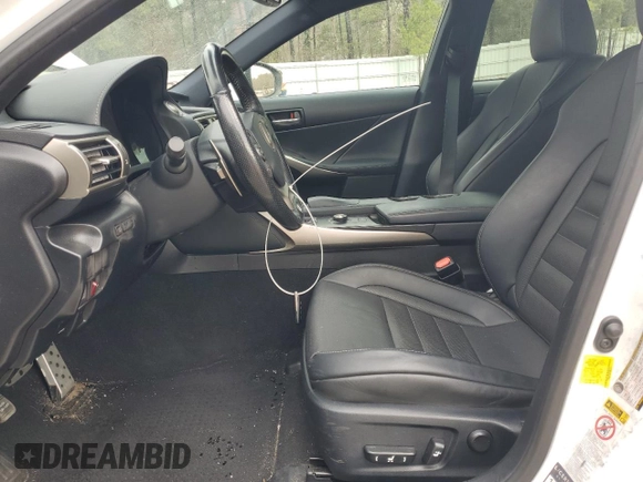 2016 Lexus IS with VIN JTHBE1D20G5025133, listed as a Copart auction lot 49450335 with 139,641 mi miles and Salvage Title. Bid and sale history available at carsss.com. Image 7.