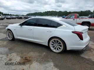 2020 Cadillac CT5 Luxury with VIN 1G6DW5RK7L0151829, listed as a Copart auction lot 58823325 with 78,054 mi miles and Salvage title. Bid and sale history available at DreamBid. Image 2.